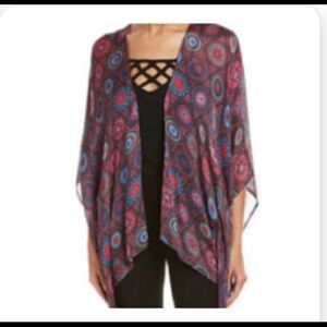 satva Akula kimono ocean depths print NWT, M/L